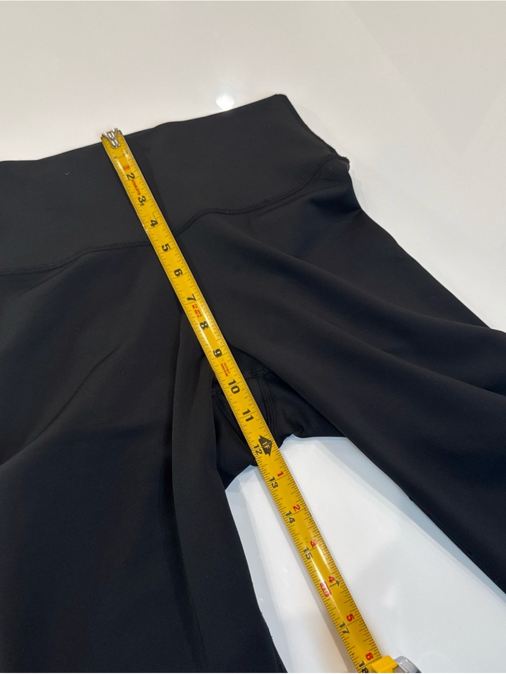 ALO Yoga Black Snap-Cuff Flare Leggings with Side Buttons - Picture 9 of 15